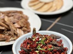 紫苏煎泥鳅-醉香隆.山水庭院.湖北菜(东湖店)