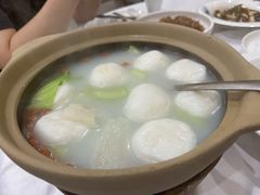 鲜芥兰鱼丸汤-江南外婆桥·禾城记忆(南湖店)