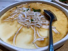 鸡蛋蒸小银鱼-楚山晓·湖北菜(武汉光谷K11店)