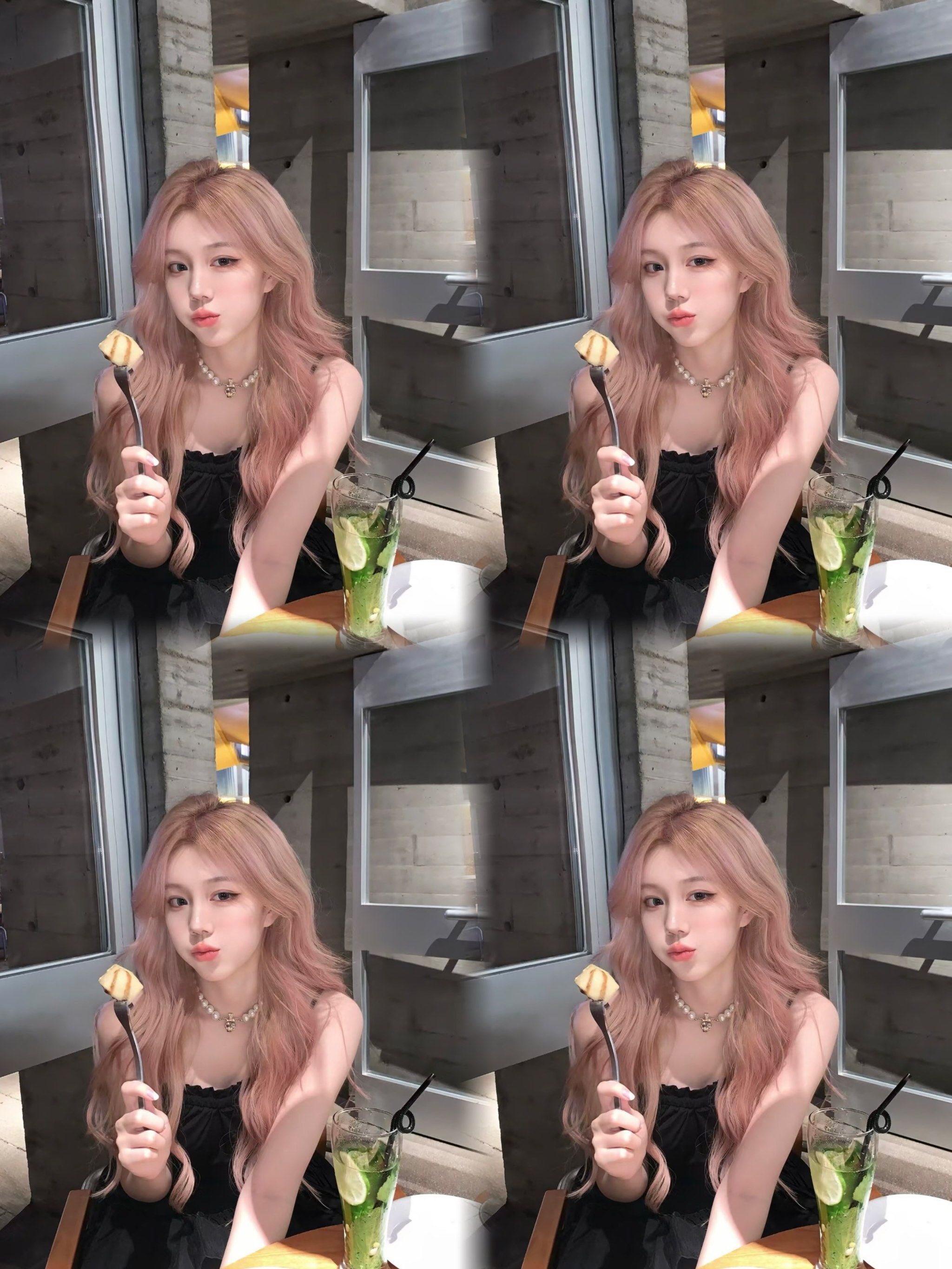 显白发色仙女发色粉色头发
还是忍不住漂