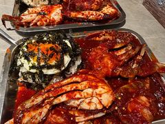 -草家酱蟹炭火烤肉店(珲春南路一店)