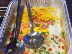 烤鸡蛋-三个蒙古大叔羊肉串(大宁店)