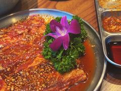 -明洞阿姨·韩式酱蟹烤肉·创意料理(三元桥店)