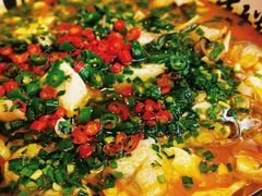 韭香豆腐花鲈鱼-成都驻京办餐厅(蜀都宾馆店)