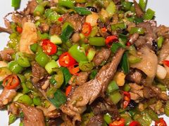 青椒小炒拆骨肉-俏九州·小炒黄牛肉(华润万象汇店)
