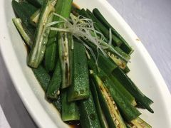 白灼秋葵-京味斋·北京烤鸭(北京南站洋桥店)