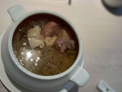 深海刺龟鱼皮炖海螺汤-匠心牛公馆·潮汕牛肉海鲜火锅(索菲特店)