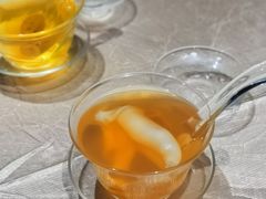古树普洱金螺炖花胶<br&nbsp;/><br&nbsp;/>古树普洱金螺炖花胶-北京泰富酒店-柏景轩中餐厅