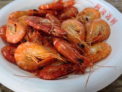 白灼南美白虾-阿浪海鲜连锁•海鲜加工•老字号(第一市场店)