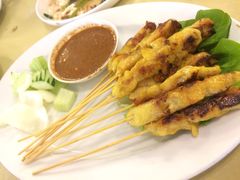 鸡肉沙爹-真浪花园海鲜餐馆