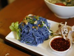 -蝶豆花蓝面条