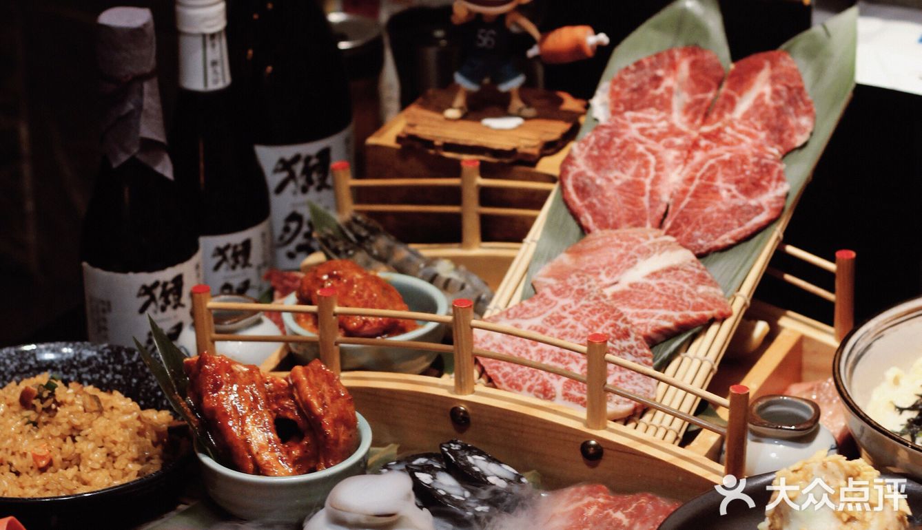 航海王主题烧肉屋|回深第一件事来吃烧肉啦！|情人节约会餐厅