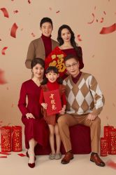 -时光纪亲子全家福照相馆(静安店母女写真父母纪念照)
