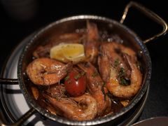 橄榄油蒜香煎虾-庐灶江南·江南菜·四合院Bistro(东直门雍和宫·原华侨宾馆店)