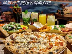 黑椒卤牛肉超级鸡肉双拼-盘炉forenza·云贵川融合小食堂 ( 钟楼中柳巷店)