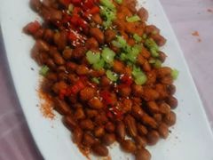 -陕北农家小吃风干羊肉剁荞面