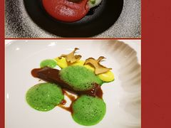 北海道扇贝与法国焦糖鹅肝-北京古城老院厉晓麟精致菜