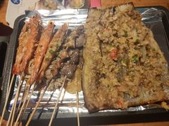 -路边摊小炉子烧烤