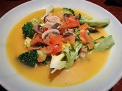 上汤西兰花-绿茶餐厅(华联万柳店)