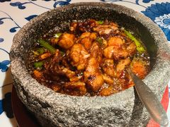 石锅杭椒牛蛙-桂满陇天书(南京德基旗舰店)