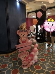 -11 Baby百日宴生日气球创意布置