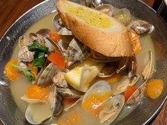 白兰地香料煮蛤蜊-斯比特花园西餐厅(东方商厦店)