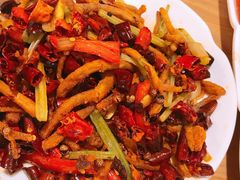 干煸茶树菇-陈傻子餐厅(世纪都会店)