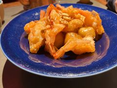 梨球果仁虾-小吊梨汤·北京菜·烤鸭(鸟巢店)