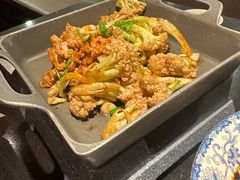 干锅花菜-老头儿油爆虾·知味杭州(爱琴海购物中心)