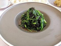 有机菠菜炒紫菜-喜鼎海胆水饺(平安金融中心店)