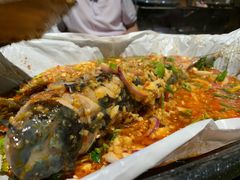 泡椒纸上烤草鱼-醉巫山纸包鱼·私房菜