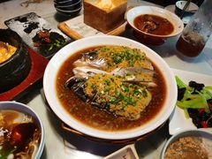 剁椒鱼头-绿茶餐厅(松江万达店)