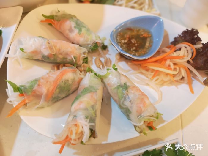 pho la la 活乐乐越南河粉(杰座大厦店)鲜虾鲜春卷图片 - 第1张