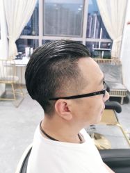 -ONE·男士国潮·美式渐变·理发馆·BARBER SHOP