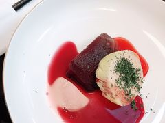 白兰地鹅肝酱+红酒雪梨+山楂酱-1981牛排西餐厅(海信店)