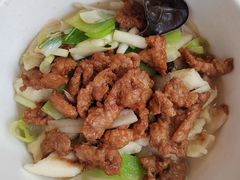 莲菜炒肉片-赵西安三鲜煮馍馆(大车家巷店)