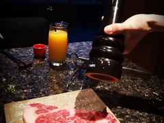 现切射和牛肋排-老乾杯和牛烧肉(王府中环店)