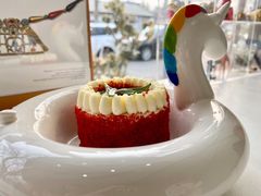 莓果红丝绒蛋糕-五进制 Coffee Shop