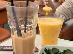 招牌港式丝袜奶茶-香港威特瑞茶餐厅(小白楼音乐厅店)