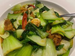 油渣炒菜心-上海1号私藏菜(静安店)