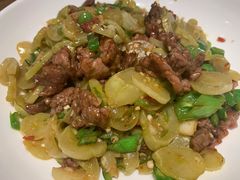 黄牛肉炒脆瓜-7017浙菜•建德味(中财店)