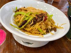 羊肚菌炒土豆丝-乔家满族八大碗(流水沟店)