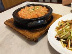 石板蒜蓉虾-小菜园新徽菜(滁州苏宁店)