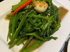 秘制虾酱炒空心菜-帕蓝·暹罗料理(曲阳店)