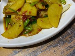 爆炒土豆片-久醉苗乡(河景餐厅)