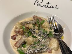 新鲜羊肚菌培根奶油手工土豆球面团-BONAZZA 意大利餐厅