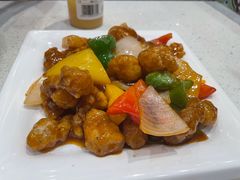 酸甜咕噜肉-香港新发烧腊茶餐厅(水围店)
