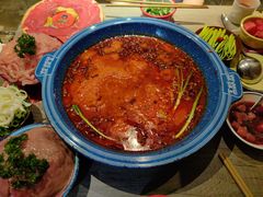 重庆原始红油现炒锅底-王歘歘·chuǎ火锅(五道营店)