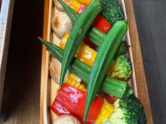 烤蔬菜拼盘-ONE SMILE 美式烟熏慢烤(壹方汇店)