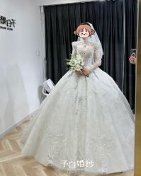 点击看大图 -予白婚纱礼服馆